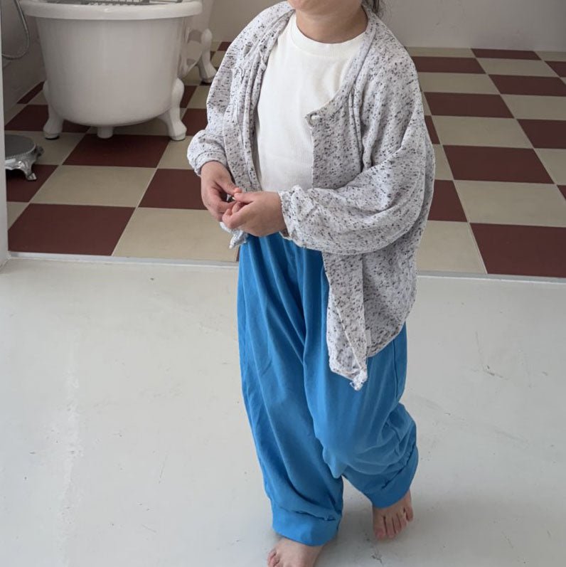 Toddler SS25 Comfy Jogger Pants (1 - 7y) - Blue kids outfit