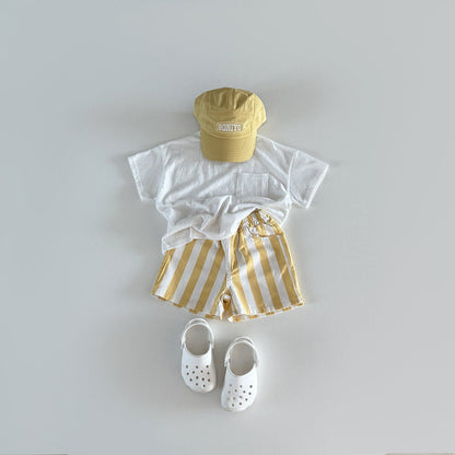 Toddler SS25 Pocket Short Sleeve Tee (12m - 10y) - 3 Colors kids outfit