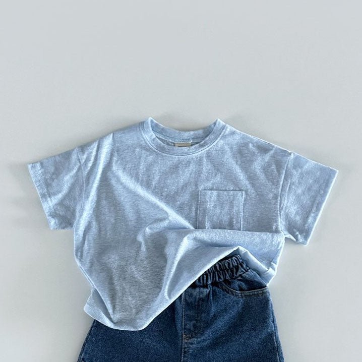 Toddler SS25 Pocket Short Sleeve Tee (12m - 10y) - 3 Colors kids outfit