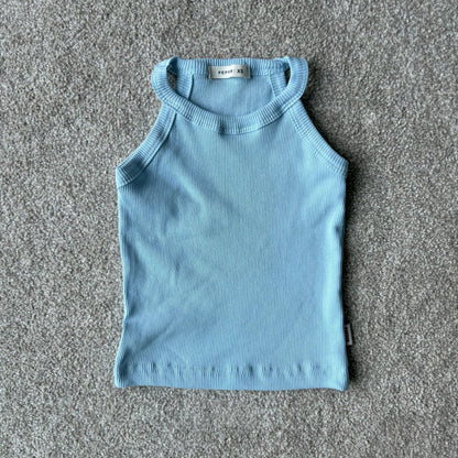 Toddler SS25 Ribbed Halter Neck Sleeveless Top (1 - 7y) - 3 Colors kids outfit