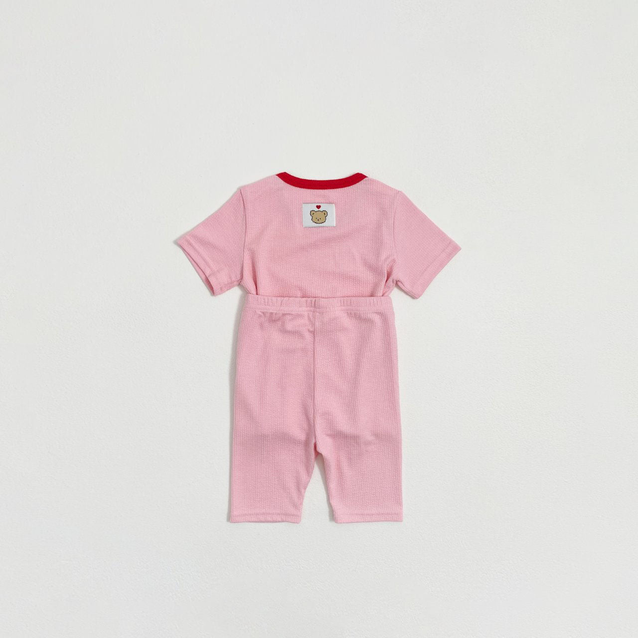 Toddler SS25 Ringer Short Sleeve Top and Pants Set (1 - 7y) - 2 Colors kids outfit