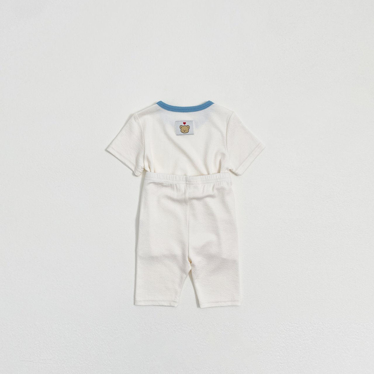 Toddler SS25 Ringer Short Sleeve Top and Pants Set (1 - 7y) - 2 Colors kids outfit