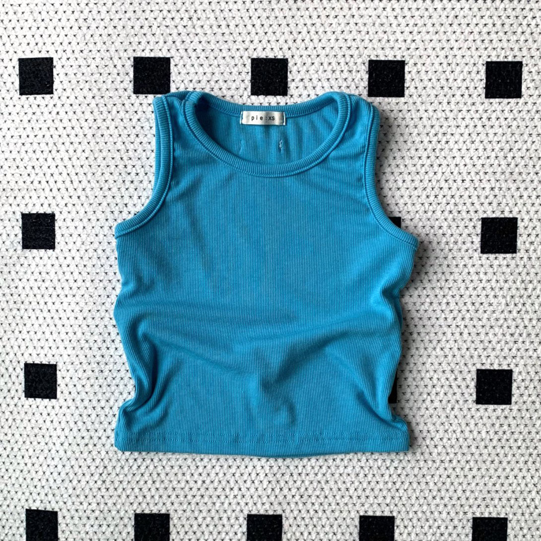 Toddler SS25 Sleeveless Ribbed Tank Top (1 - 7y) - 3 Colors kids outfit