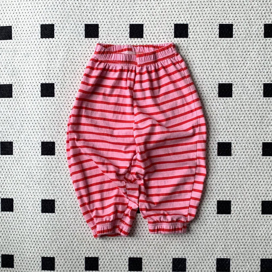 Toddler SS25 Stripe Jogger Pants (1 - 7y) - Pink kids outfit