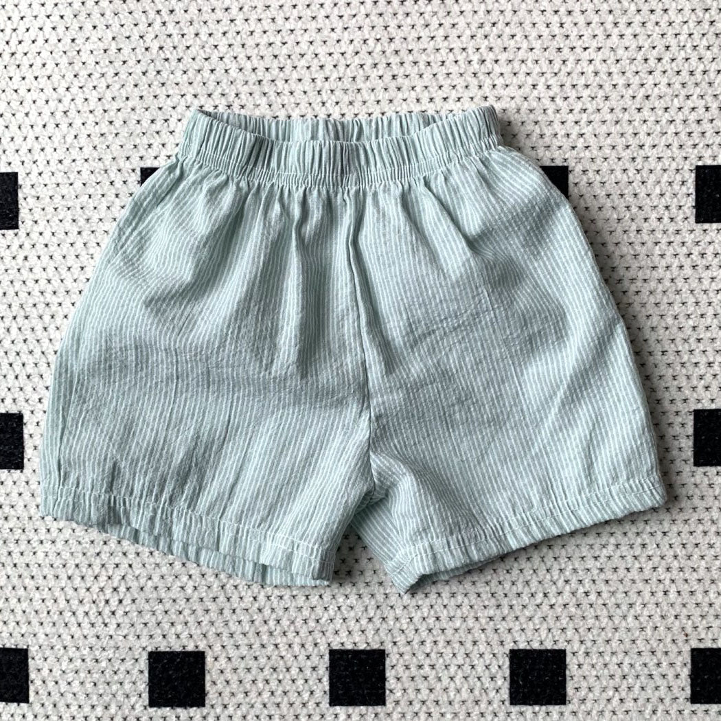 Toddler SS25 Stripe Pull - On Shorts (1 - 7y) - 2 Colors kids outfit