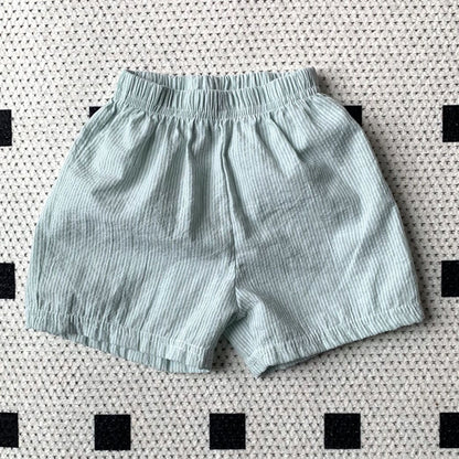 Toddler SS25 Stripe Pull - On Shorts (1 - 7y) - 2 Colors kids outfit