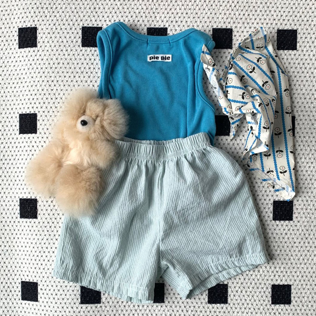 Toddler SS25 Stripe Pull - On Shorts (1 - 7y) - 2 Colors kids outfit