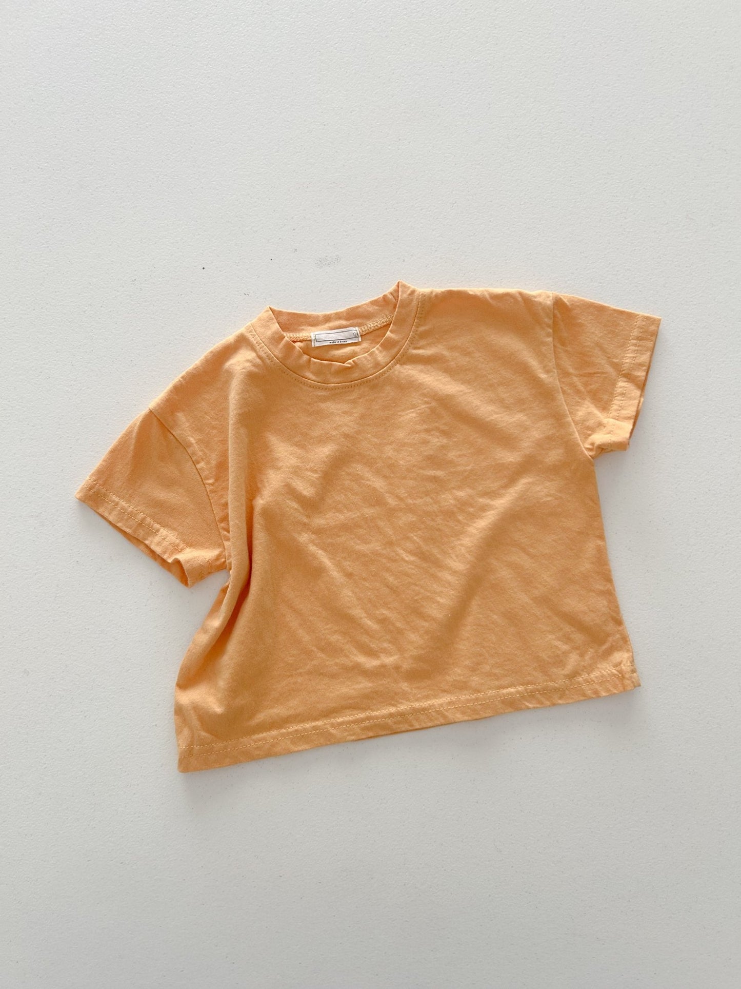 Toddler SS26 Basic Short Sleeve Top (4m - 6y) - 4 Colors - AT NOON STORE