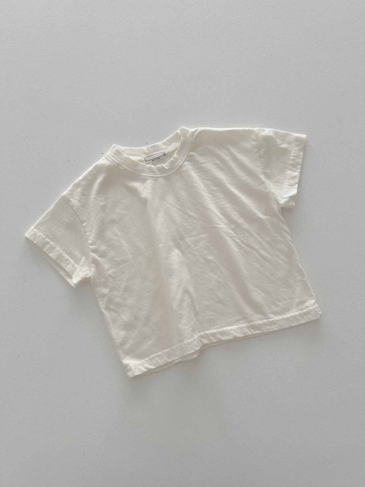 Toddler SS26 Basic Short Sleeve Top (4m - 6y) - 4 Colors - AT NOON STORE