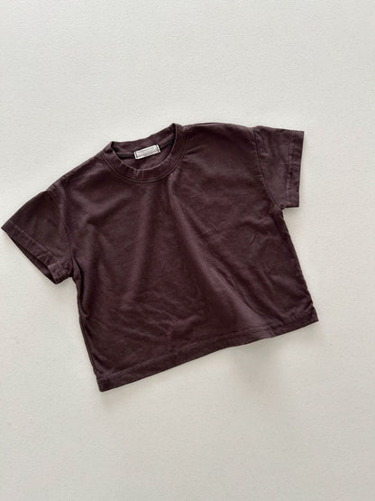 Toddler SS26 Basic Short Sleeve Top (4m - 6y) - 4 Colors - AT NOON STORE