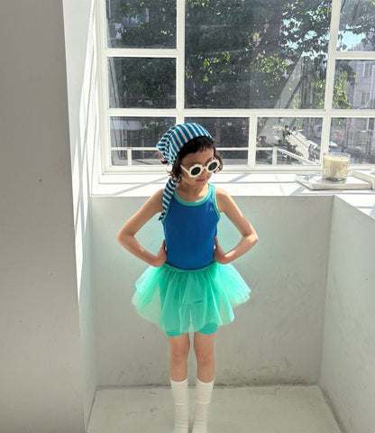 Toddler SS26 Biker Tutu Shorts (1 - 6y) - 2 Colors kids outfit
