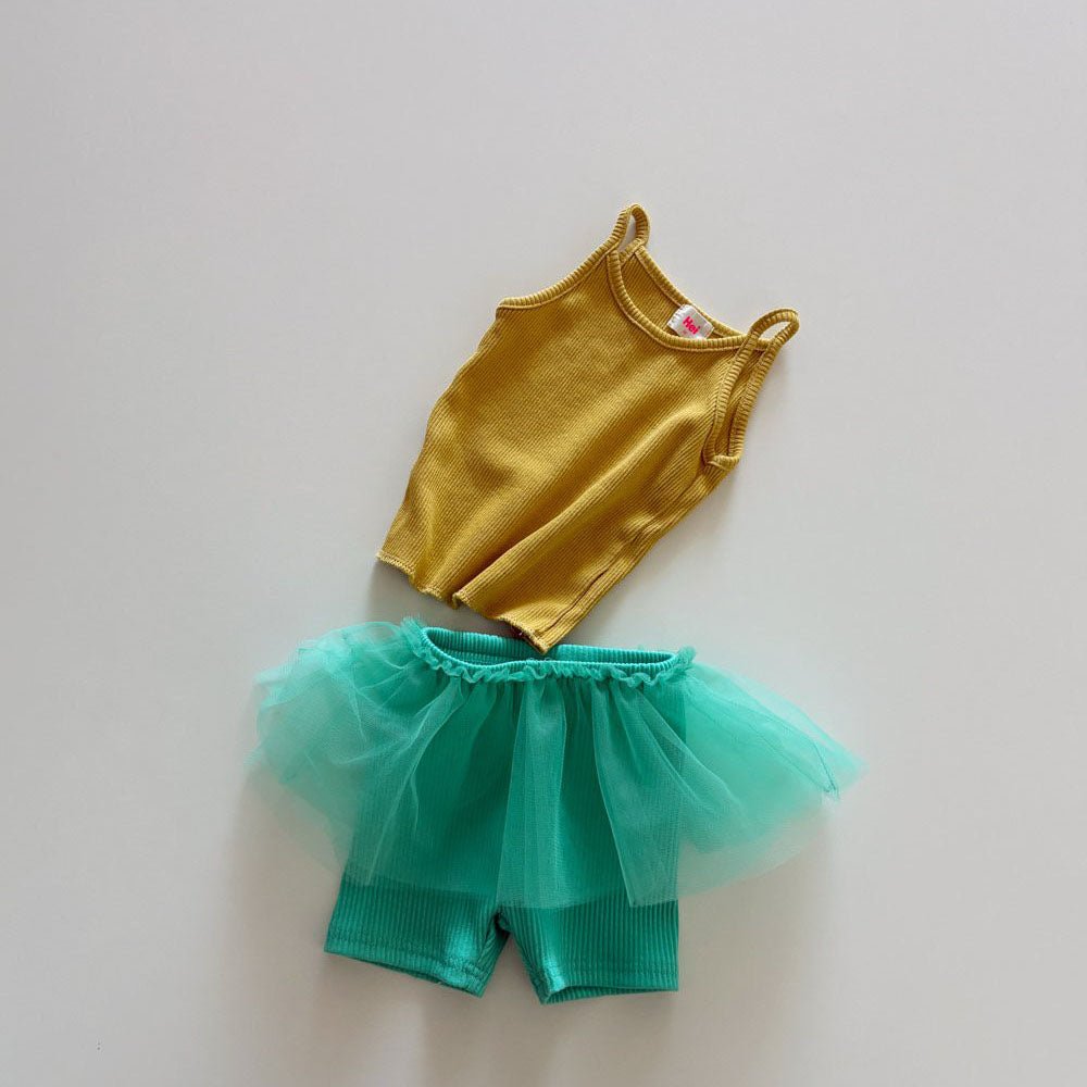 Toddler SS26 Biker Tutu Shorts (1 - 6y) - 2 Colors kids outfit