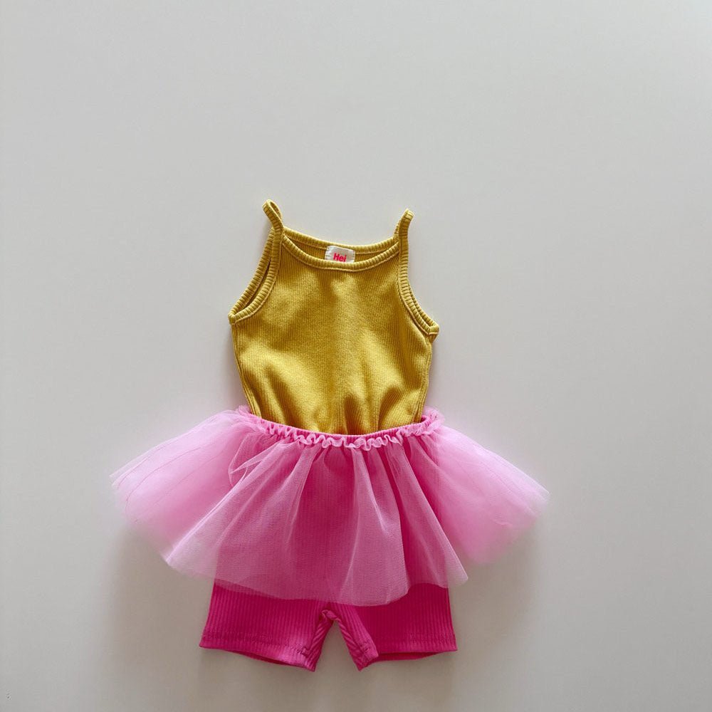 Toddler SS26 Biker Tutu Shorts (1 - 6y) - 2 Colors kids outfit