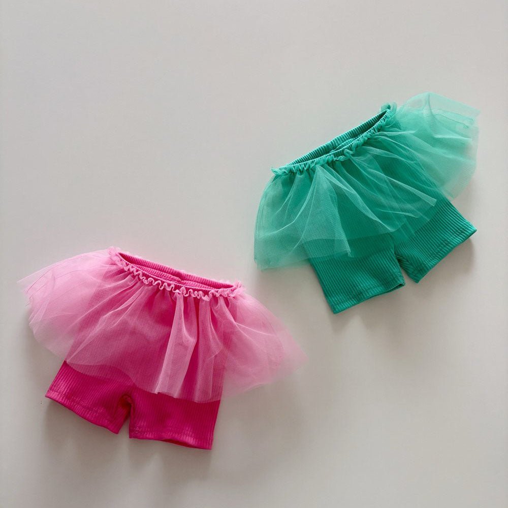 Toddler SS26 Biker Tutu Shorts (1 - 6y) - 2 Colors kids outfit