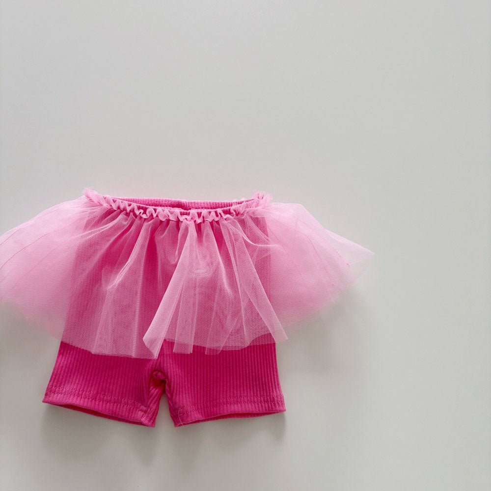 Toddler SS26 Biker Tutu Shorts (1 - 6y) - 2 Colors kids outfit