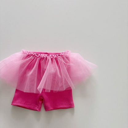 Toddler SS26 Biker Tutu Shorts (1 - 6y) - 2 Colors kids outfit