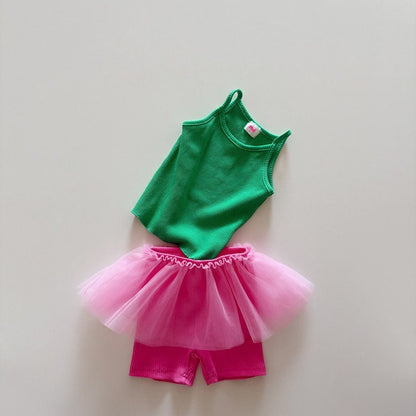 Toddler SS26 Biker Tutu Shorts (1 - 6y) - 2 Colors kids outfit