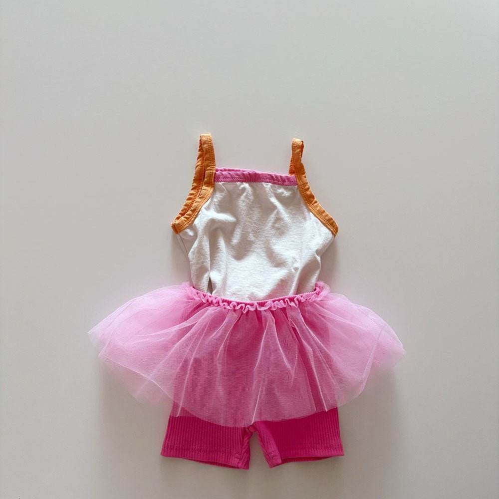 Toddler SS26 Biker Tutu Shorts (1 - 6y) - 2 Colors kids outfit