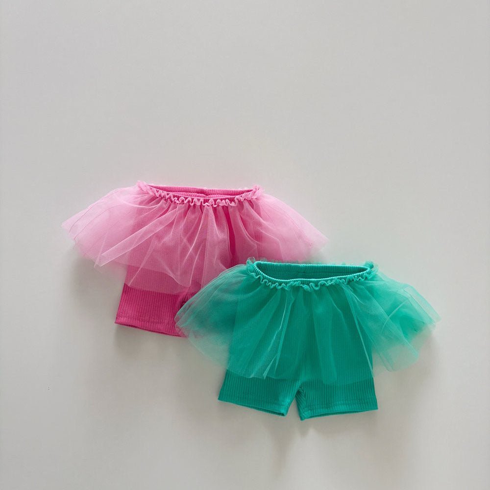 Toddler SS26 Biker Tutu Shorts (1 - 6y) - 2 Colors kids outfit