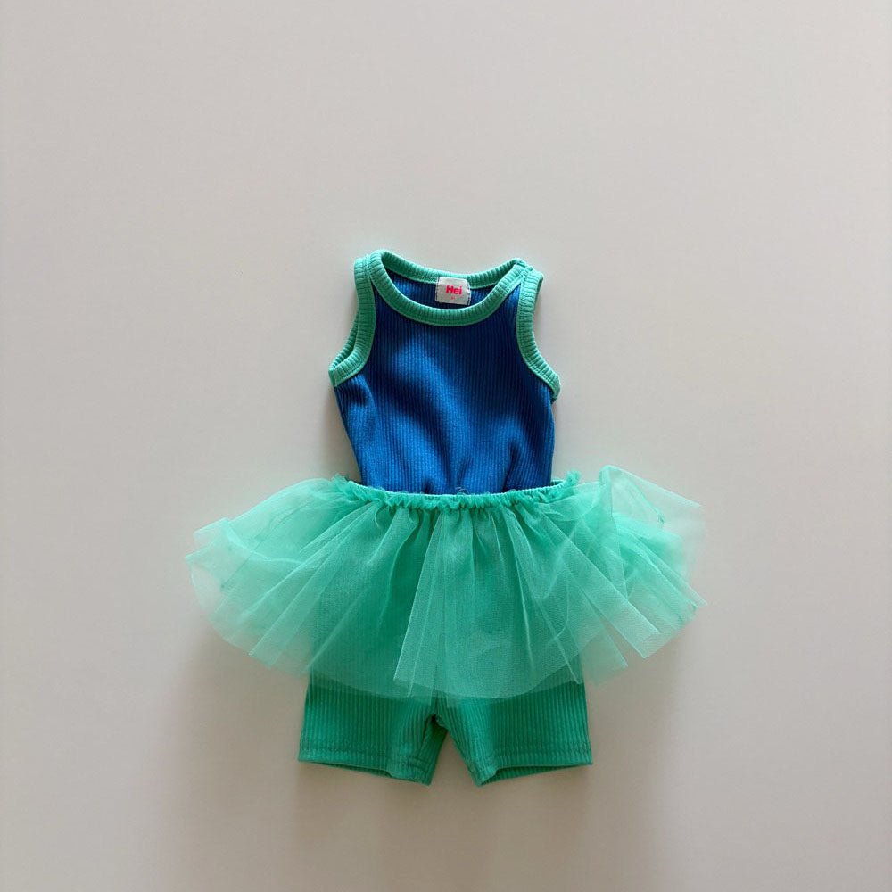 Toddler SS26 Biker Tutu Shorts (1 - 6y) - 2 Colors kids outfit