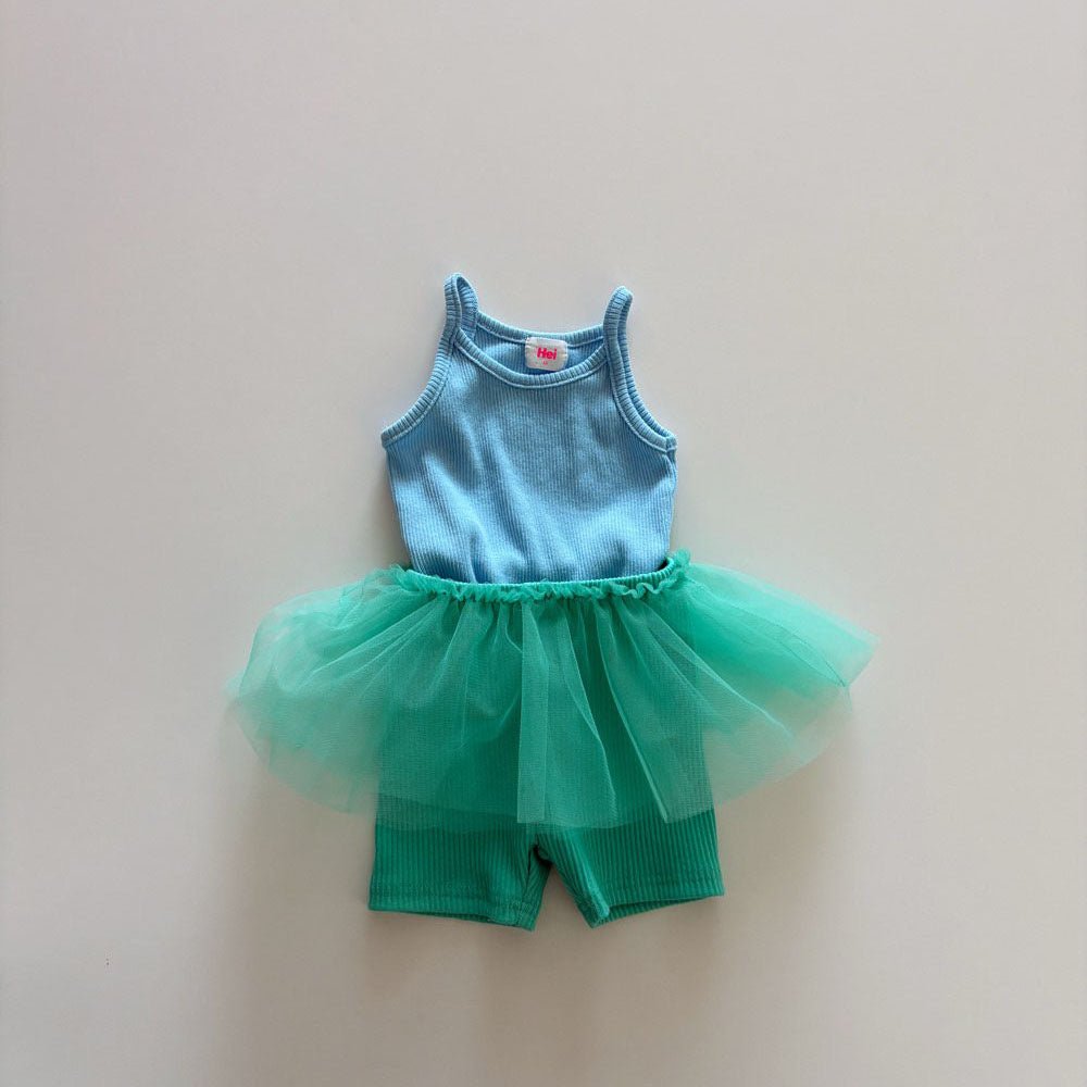 Toddler SS26 Biker Tutu Shorts (1 - 6y) - 2 Colors kids outfit