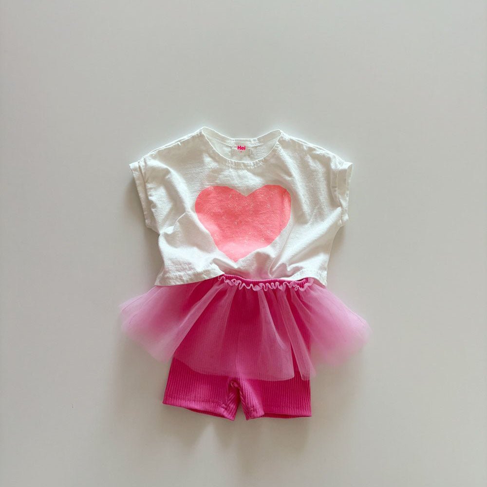 Toddler SS26 Biker Tutu Shorts (1 - 6y) - 2 Colors kids outfit