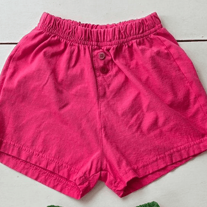 Toddler SS26 Button Front Basic Shorts (2 - 7y) - 2 Colors - AT NOON STORE