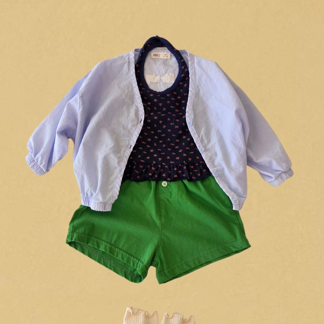 Toddler SS26 Button Front Basic Shorts (2 - 7y) - 2 Colors - AT NOON STORE