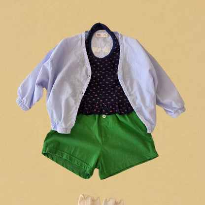 Toddler SS26 Button Front Basic Shorts (2 - 7y) - 2 Colors - AT NOON STORE