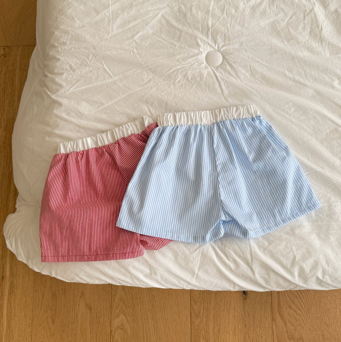 Toddler SS26 Button Front Stripe Shorts (2 - 8y) - 2 Colors - AT NOON STORE