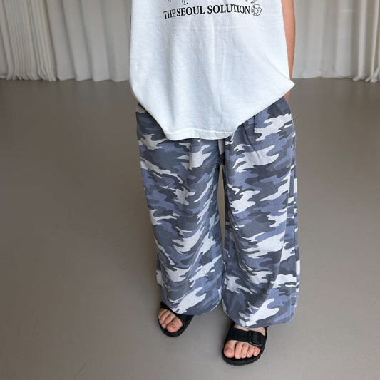 Toddler SS26 Camouflage Jogger Pants (3-8y) - 2 Colors kids outfit