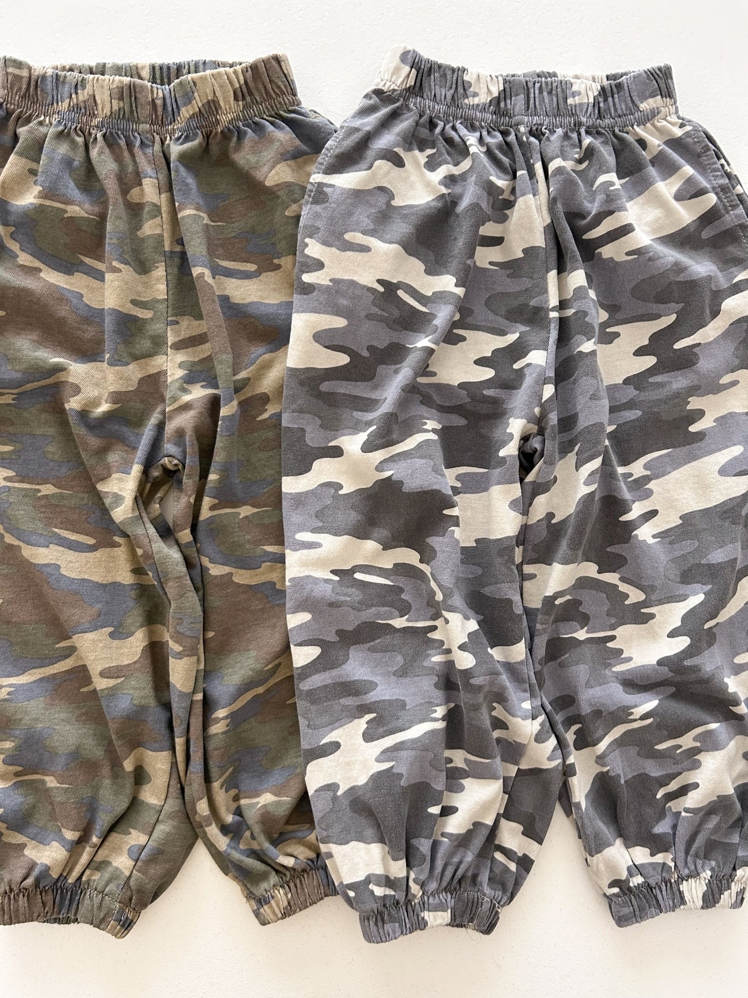 Toddler SS26 Camouflage Jogger Pants (3-8y) - 2 Colors kids outfit