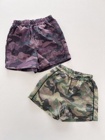 Toddler SS26 Camouflage Shorts (3 - 11y) - 2 Colors kids outfit