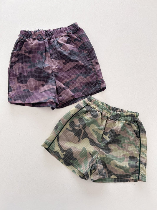 Toddler SS26 Camouflage Shorts (3 - 11y) - 2 Colors kids outfit