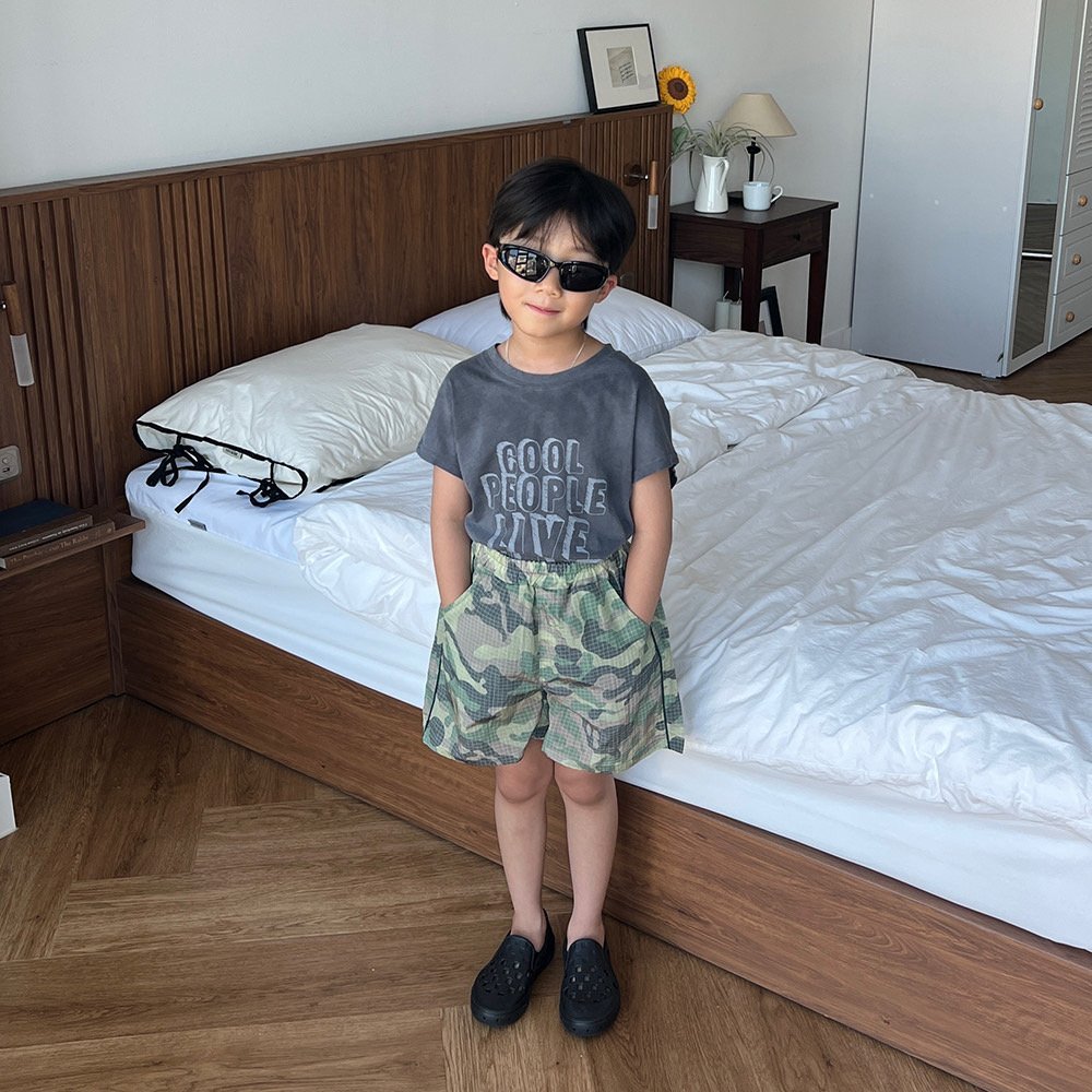 Toddler SS26 Camouflage Shorts (3 - 11y) - 2 Colors kids outfit