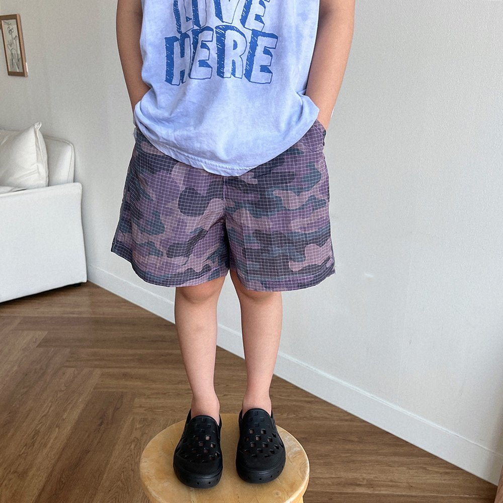 Toddler SS26 Camouflage Shorts (3 - 11y) - 2 Colors kids outfit