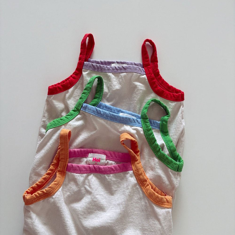 Toddler SS26 Colorblock Tank Top (1 - 6y) - 3 Colors kids outfit