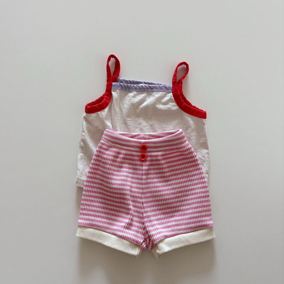 Toddler SS26 Colorblock Tank Top (1 - 6y) - 3 Colors kids outfit