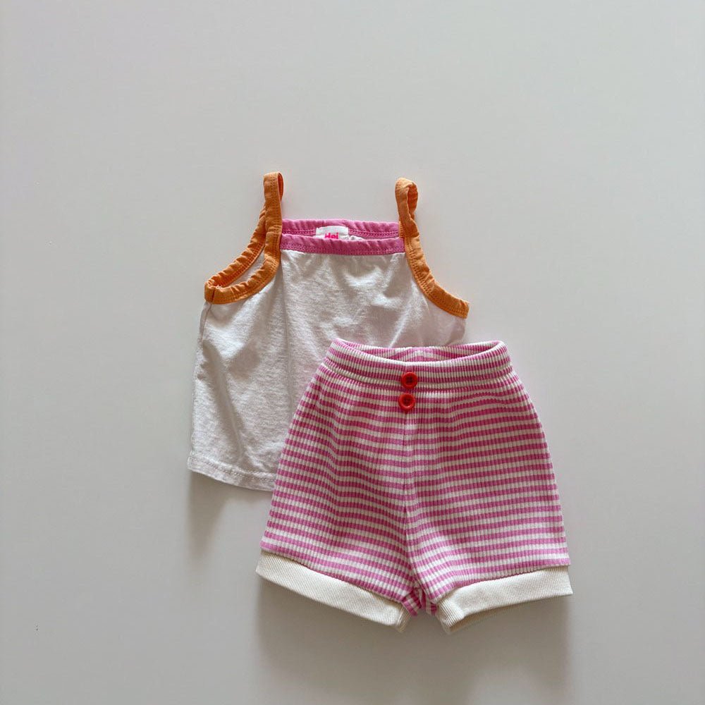 Toddler SS26 Colorblock Tank Top (1 - 6y) - 3 Colors kids outfit