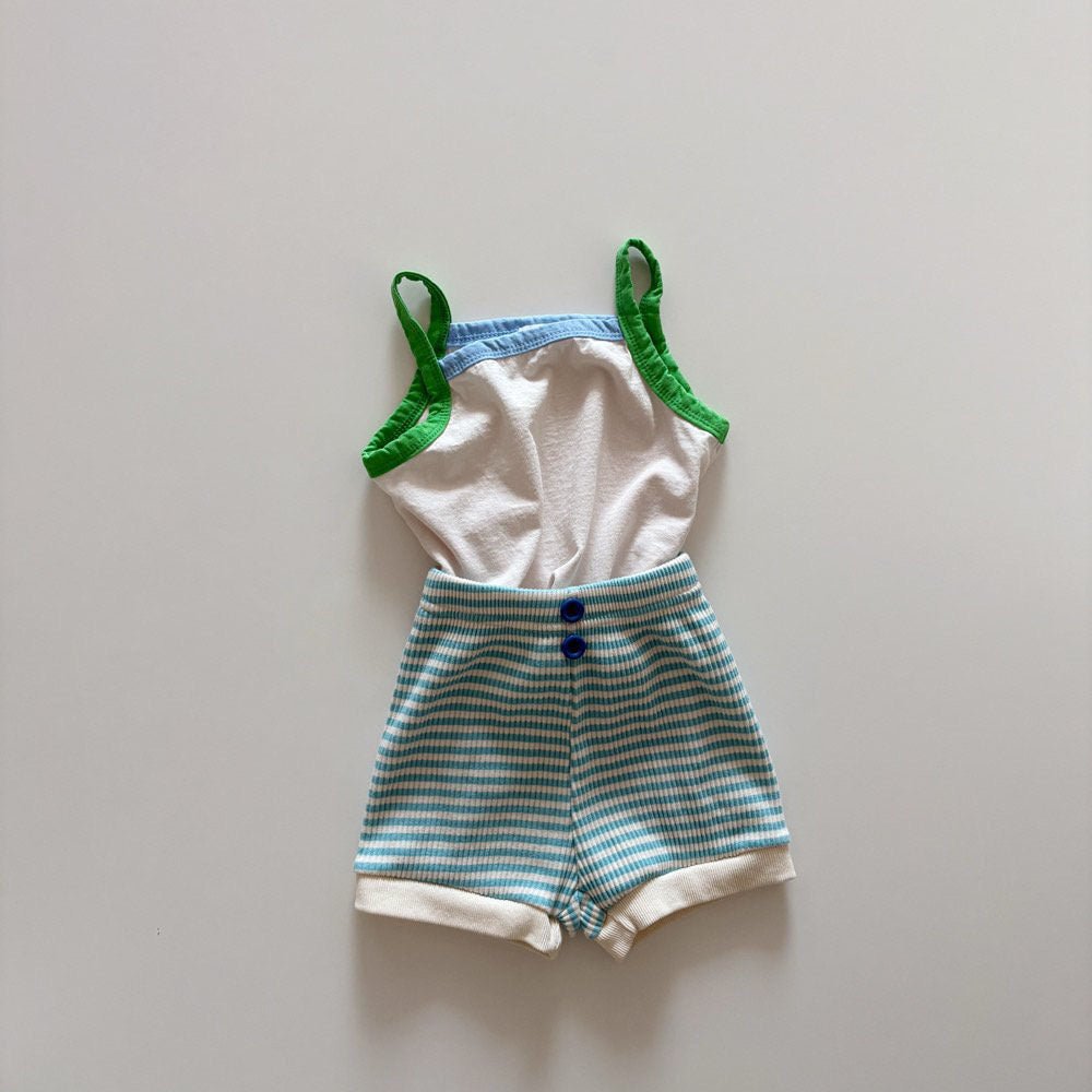 Toddler SS26 Colorblock Tank Top (1 - 6y) - 3 Colors kids outfit