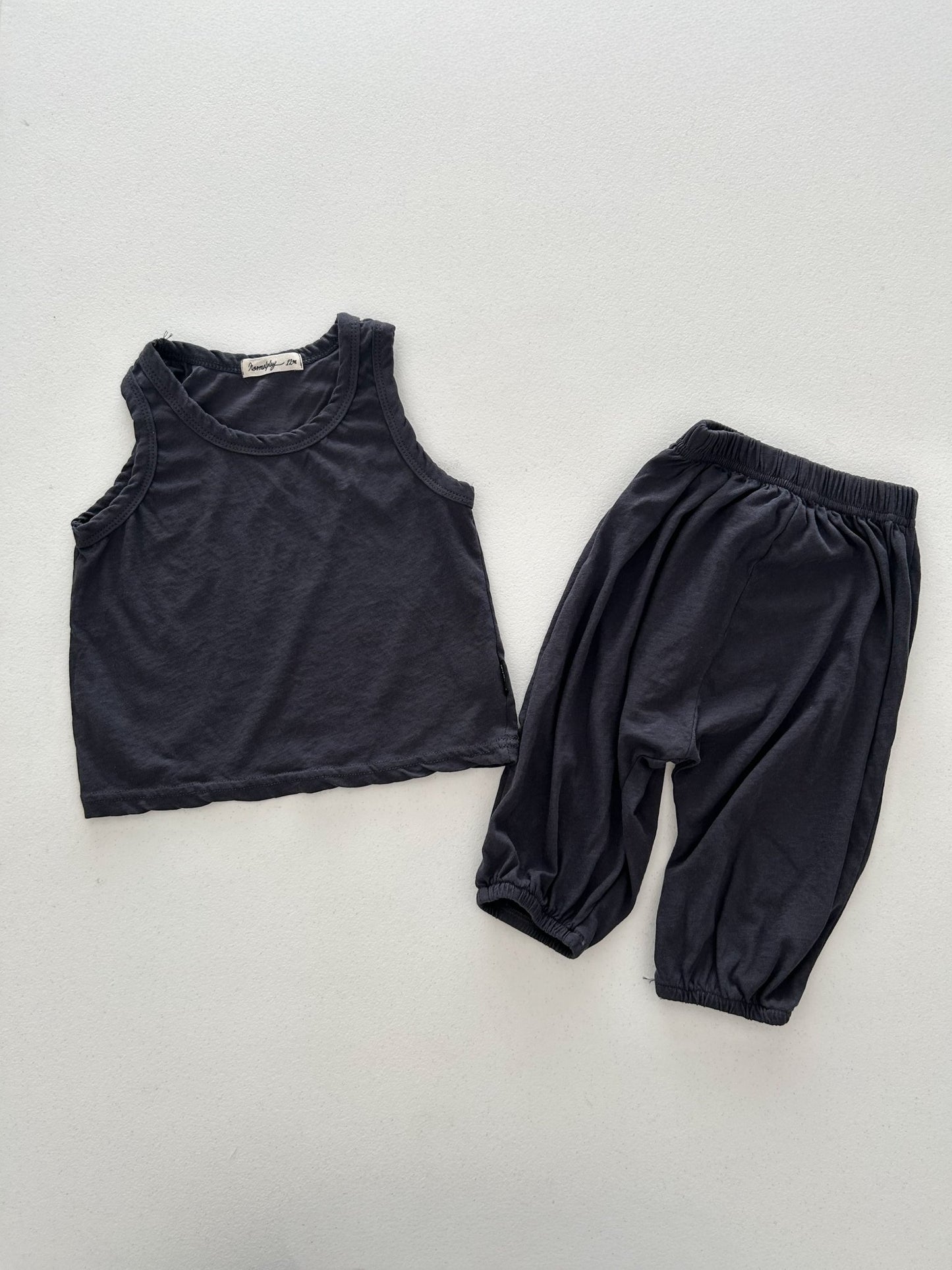 Toddler SS26 Cool Sleeveless Top and Jogger Pants Sets (6m - 7y) - 3 Colors - AT NOON STORE