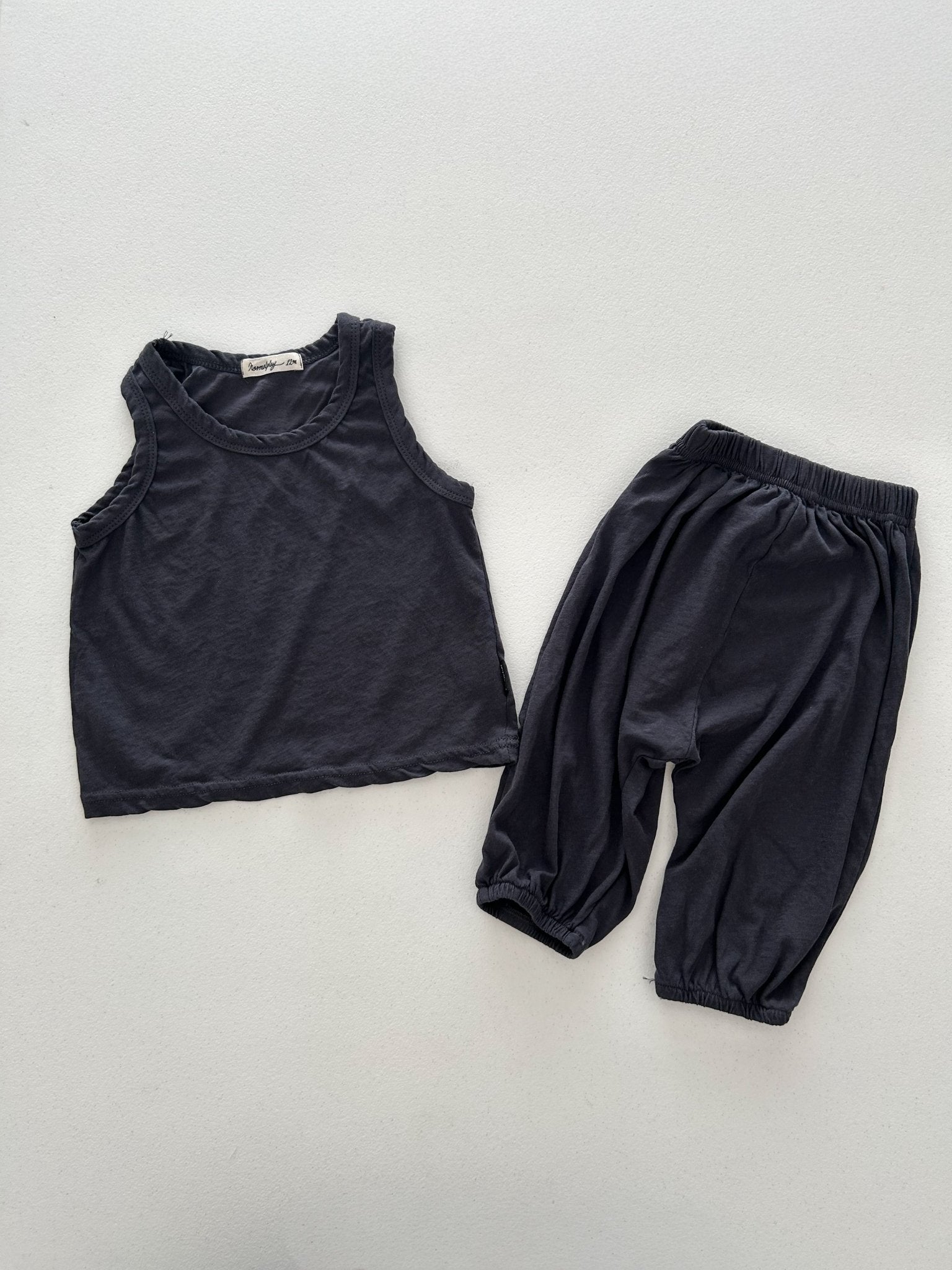 Toddler SS26 Cool Sleeveless Top and Jogger Pants Sets (6m - 7y) - 3 Colors - AT NOON STORE