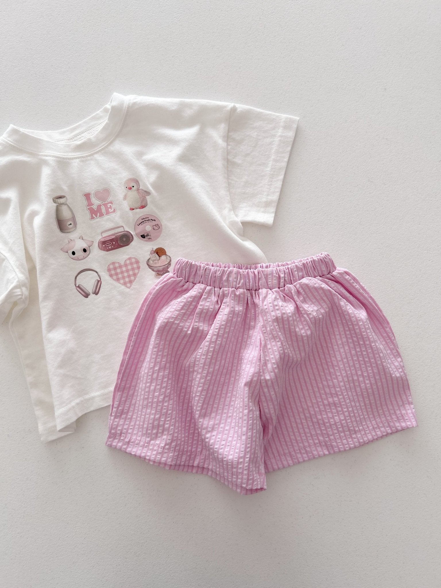 Toddler SS26 Cute Little Things Short Sleeve Top (1 - 6y) - 5 Colors - AT NOON STORE