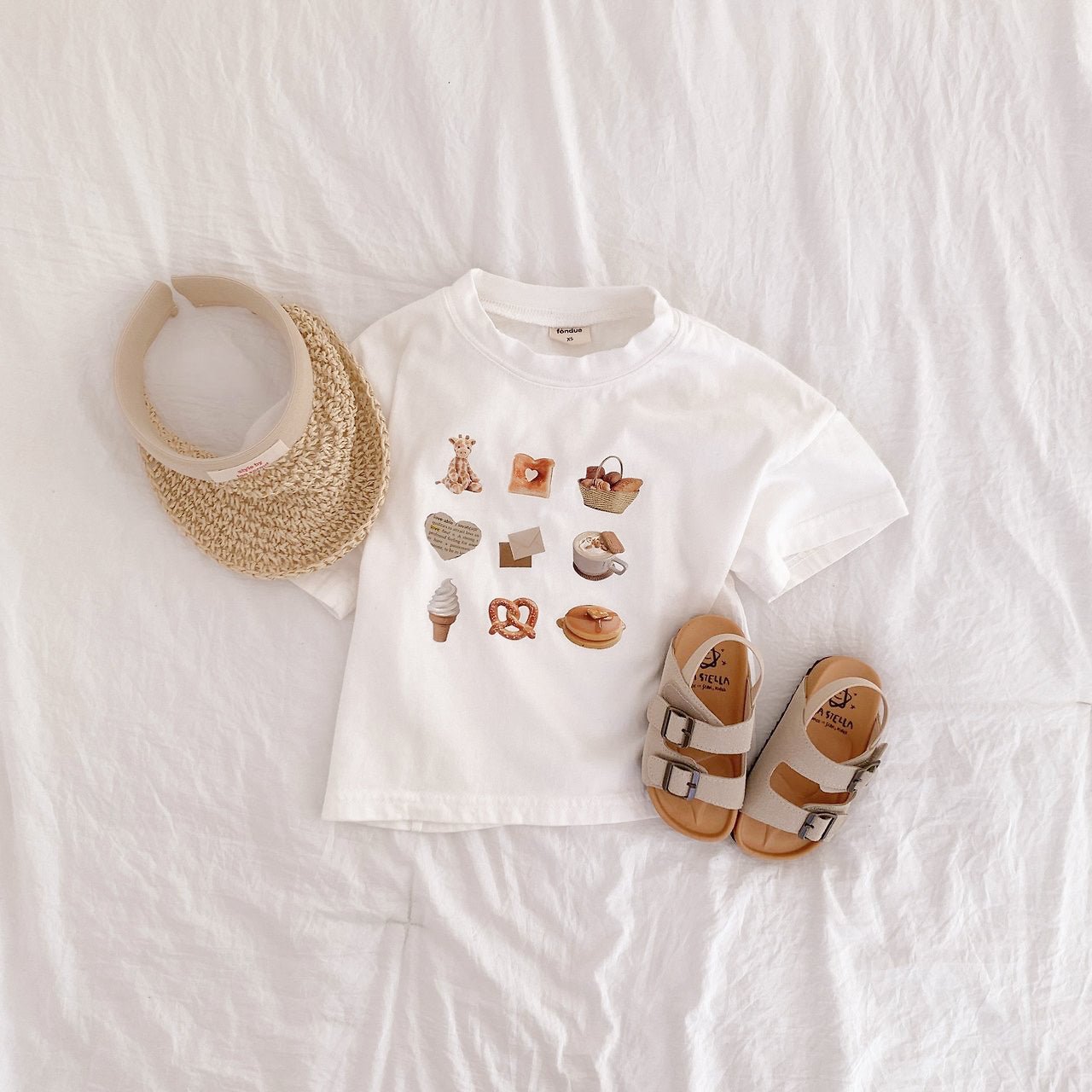 Toddler SS26 Cute Little Things Short Sleeve Top (1 - 6y) - 5 Colors kids outfit