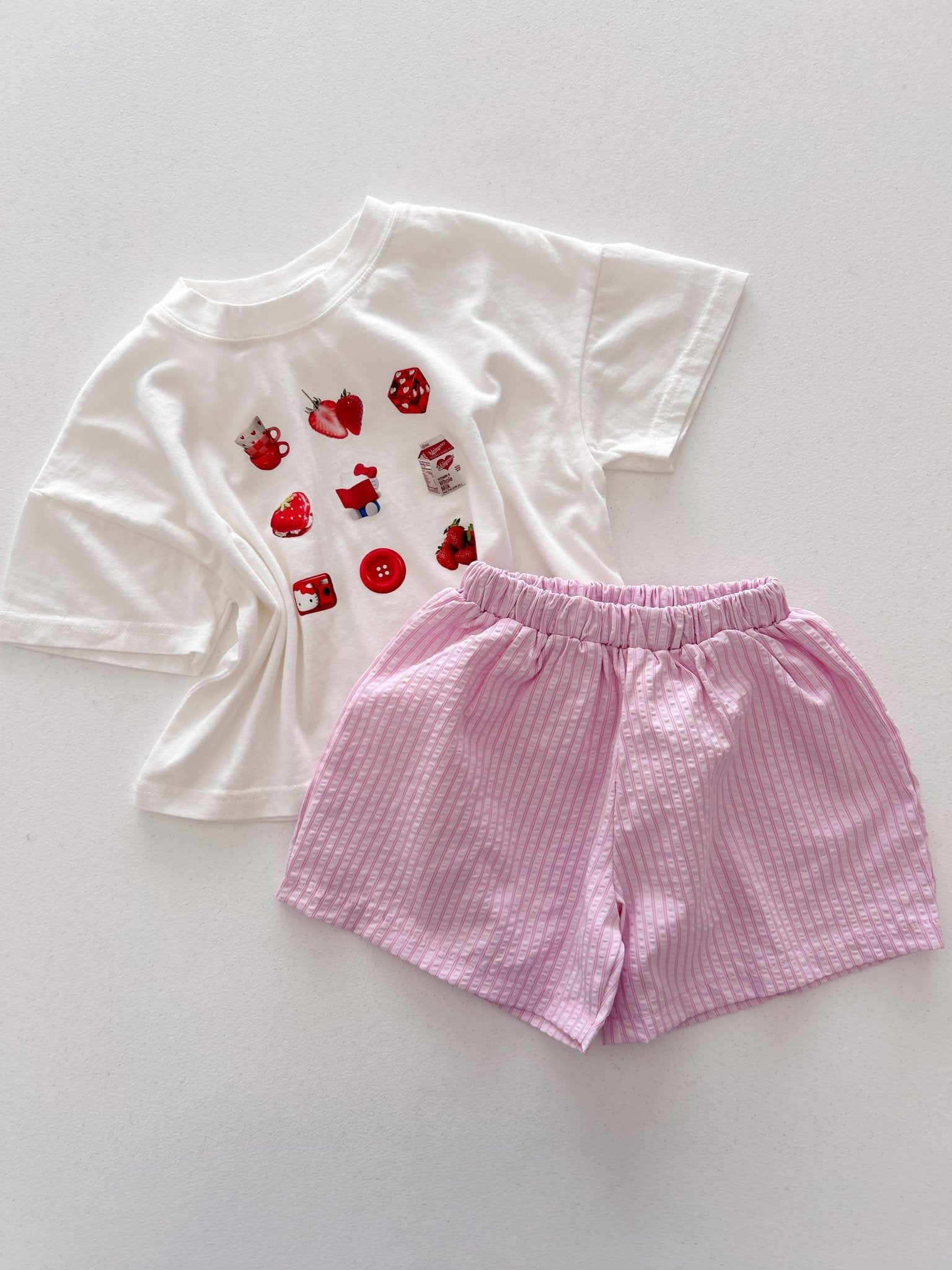 Toddler SS26 Cute Little Things Short Sleeve Top (1 - 6y) - 5 Colors - AT NOON STORE