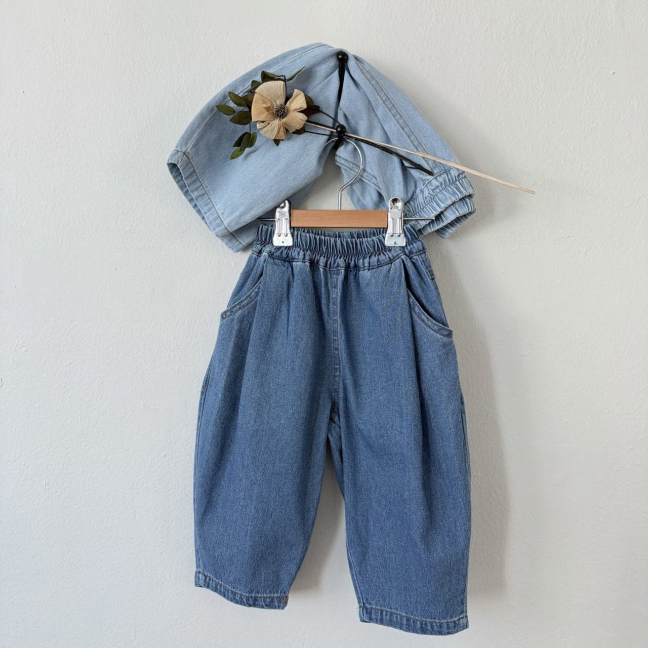 Toddler SS26 Denim Baggy Pants (1 - 7y) - 2 Colors - AT NOON STORE