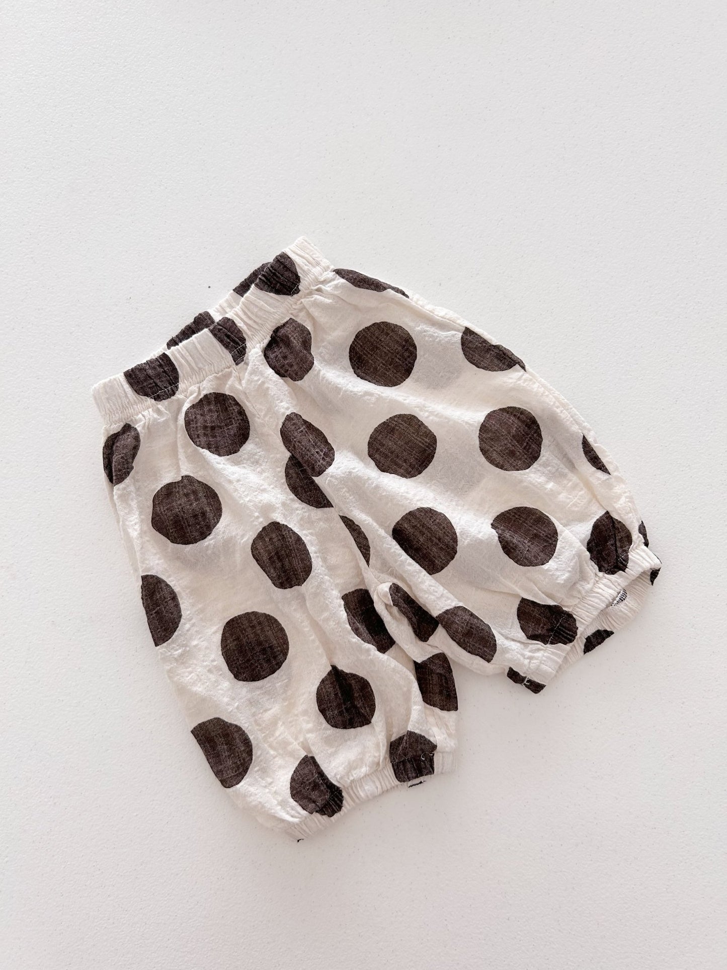 Toddler SS26 Dot Bubble Crop Pants (1 - 7y) - 2 Colors - AT NOON STORE