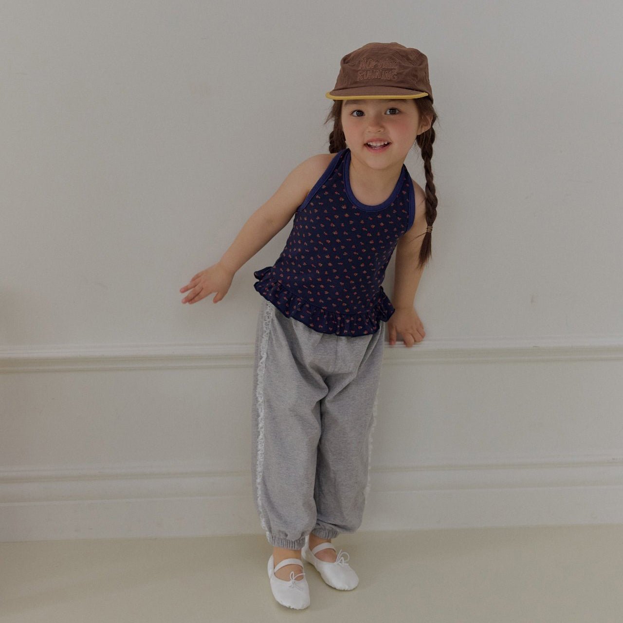 Toddler SS26 Floral Print Halter Tank Top (2 - 7y) - 2 Colors - AT NOON STORE