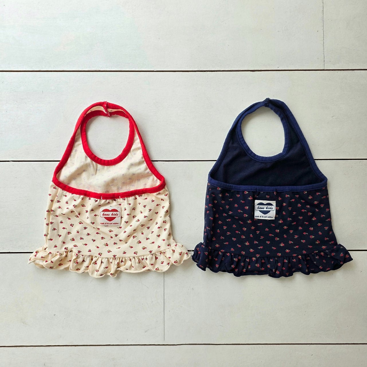 Toddler SS26 Floral Print Halter Tank Top (2 - 7y) - 2 Colors - AT NOON STORE