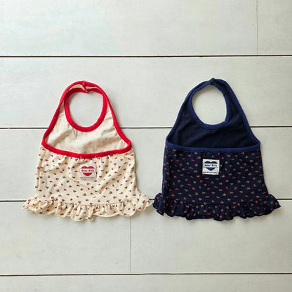 Toddler SS26 Floral Print Halter Tank Top (2 - 7y) - 2 Colors - AT NOON STORE